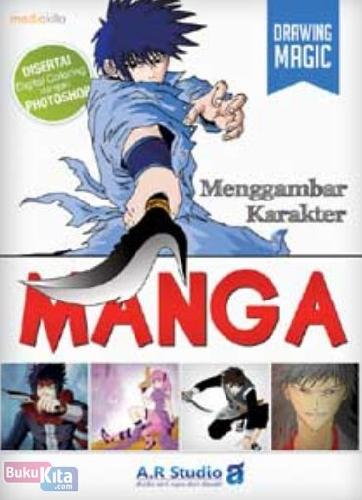 Cover Buku Menggambar Karakter Manga