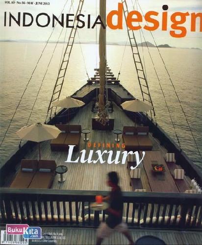 Cover Buku Majalah Indonesia Design Vol 10 No 56 | May-June 2013