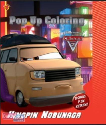 Cover Buku Pop Up Coloring Cars - Kingpin Nobunaga