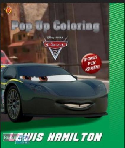 Cover Buku Pop Up Coloring Cars - Lewis Hamilton