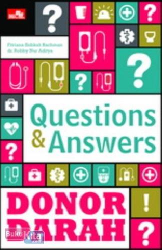 Cover Buku Questions dan Answers - Donor Darah