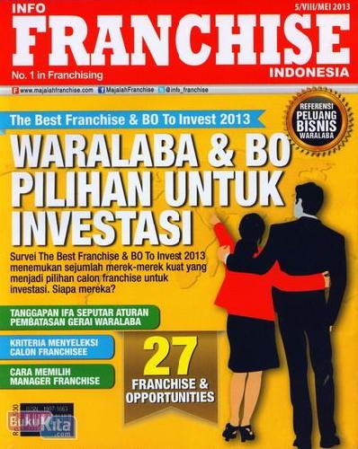 Cover Buku Majalah Info Franchise Indonesia Edisi 5 | Mei 2013