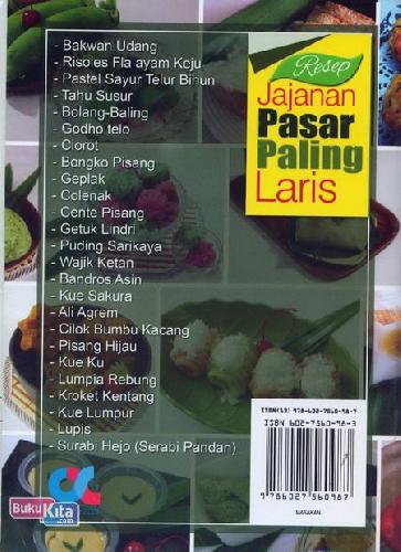 Cover Belakang Buku Resep Jajajan Pasar Paling Laris (full color)