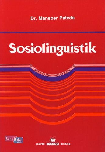 Cover Buku Sosiolinguistik