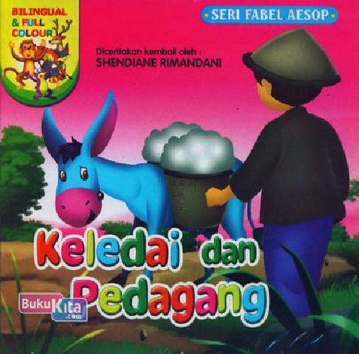 Cover Buku Keledai dan Pedagang (Bilingual & full colour)