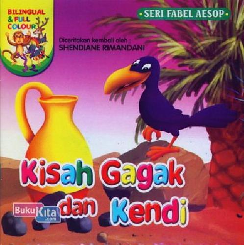 Cover Buku Kisah Gagak dan Kendi (Bilingual & full colour)