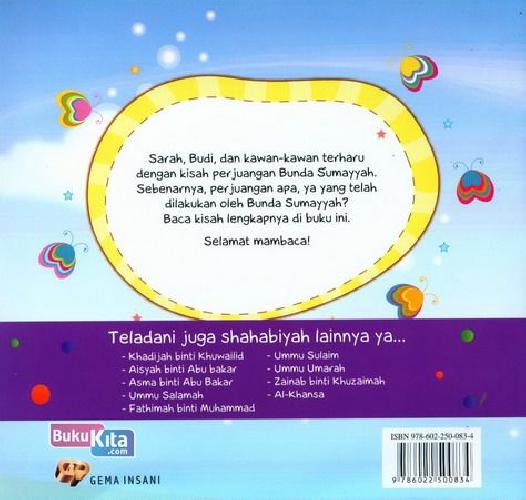 Cover Seri Shahabiyah - Sumayyah binti Khabath - Syahidah Pertama