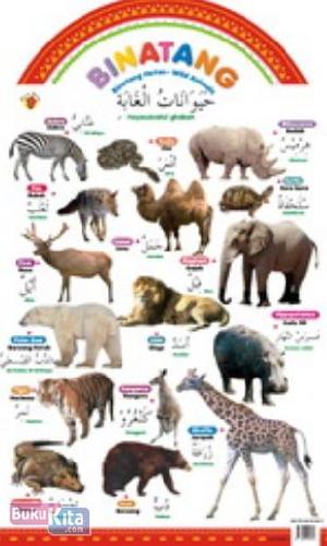 Cover Buku Poster Pintar Arab-Ingrris-Indonesia : Binatang Ternak