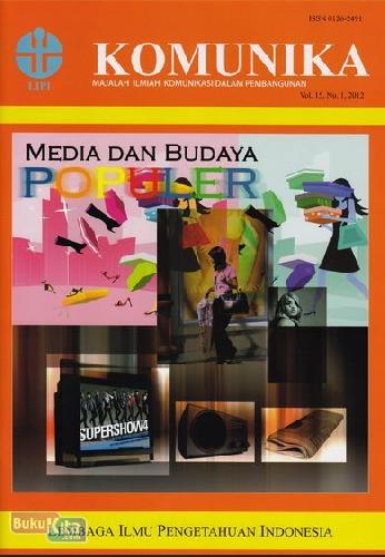 Cover Buku Komunika Vol.15 No.1, 2012