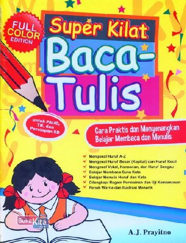 Cover Buku Super Kilat Baca-Tulis (Full Color Edition)