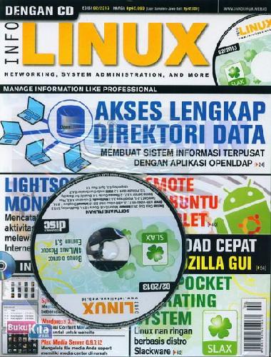 Cover Buku Majalah Info Linux dengan CD Edisi 02 - 2013