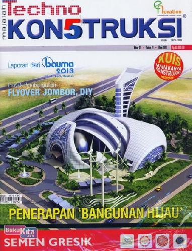 Cover Buku Majalah Techno Konstruksi Edisi 61 - Mei 2013