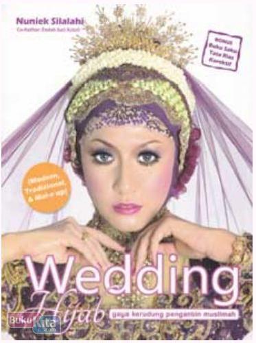 Cover Buku Wedding Hijab - Gaya Kerudung Pengantin Muslimah