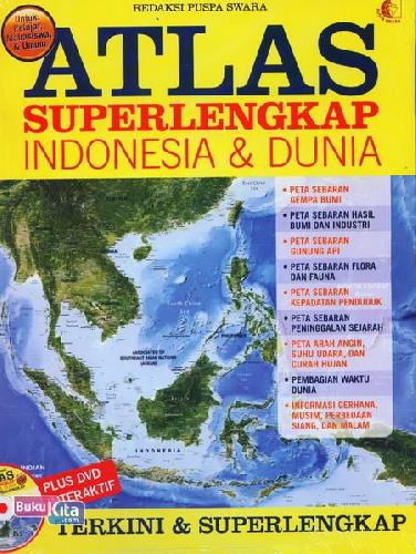 Cover Buku Atlas Superlengkap Indonesia dan Dunia