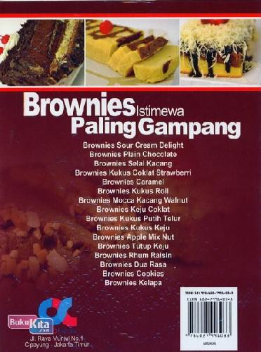 Cover Belakang Buku Brownies Istimewa Paling Gampang (full color)