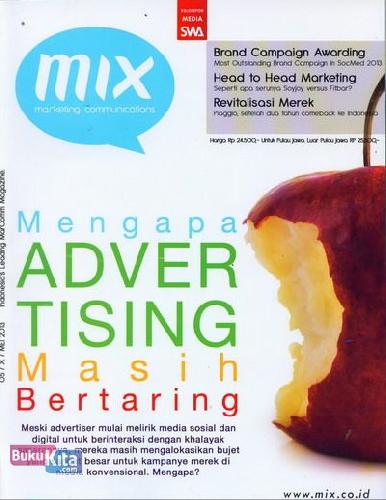 Cover Buku Majalah MIX Marketing Communications Edisi 05 - 2013