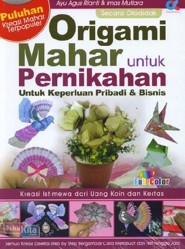 Cover Buku Origami Mahar untuk Pernikahan
