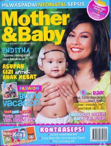Cover Buku Majalah Mother & Baby Edisi 082 - Juni 2013