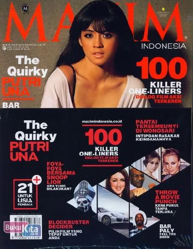 Cover Buku Majalah Maxim Edisi 91 - Juni 2013