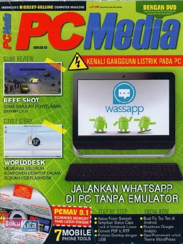 Cover Buku Majalah PC Media Ekonomis Edisi 05 - 2013 (Ekstra 2 DVD)