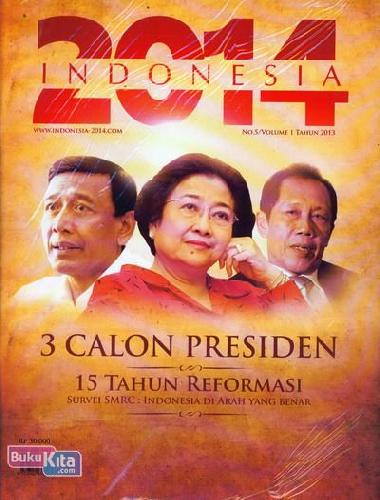 Cover Buku Majalah Indonesia 2014 No. 5 Volume 1 Tahun 2013