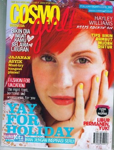 Cover Buku Majalah CosmoGIRL! Edisi 141 - Juni 2013