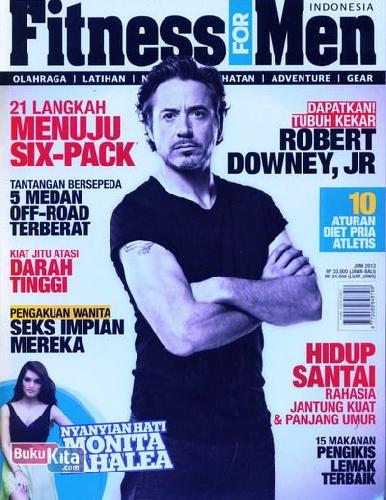 Cover Buku Majalah Fitness For Men - Juni 2013