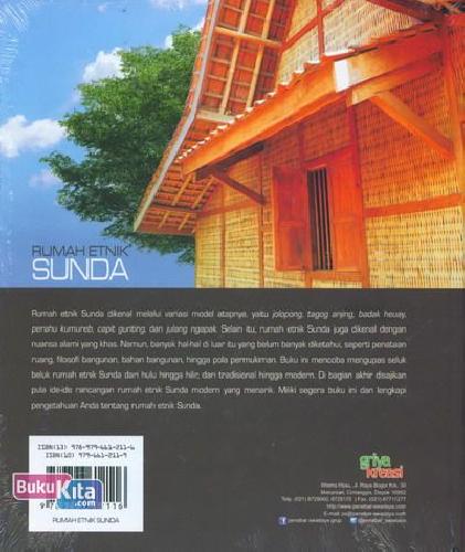 Cover Belakang Buku Rumah Etnik Sunda