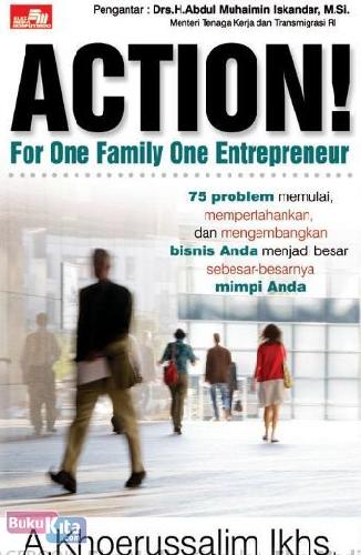 Cover Buku Action For One Family One Entrepreneur
