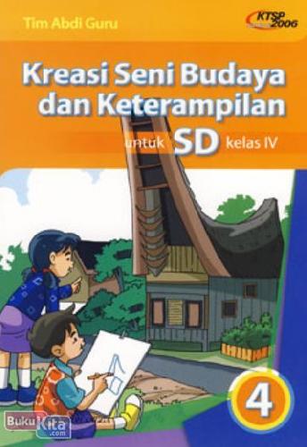 Cover Buku Kreasi Seni Budaya & Keterampilan SD 4 (KTSP)