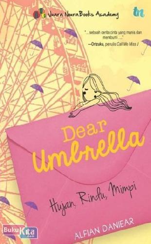 Cover Buku Dear Umbrella : Hujan. Rindu. Mimpi