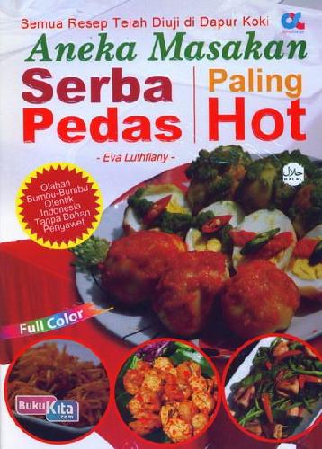 Cover Buku Aneka Masakan Serba Pedas Paling Hot (full color)