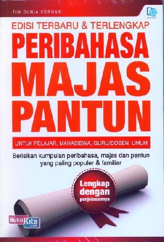 Cover Buku Peribahasa Majas Pantun