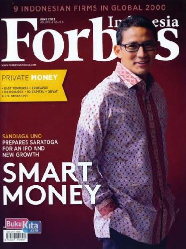 Cover Buku Majalah Forbes Indonesia Volume 4 Issue 6 - June 2013