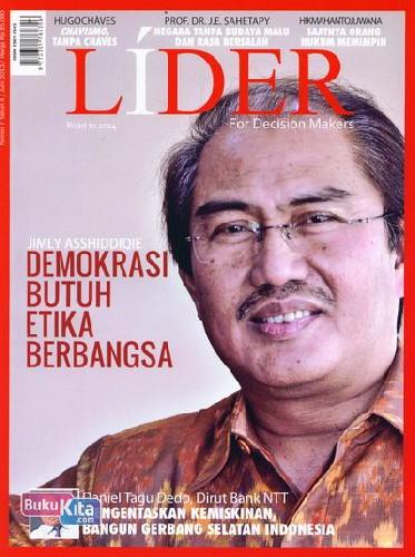 Cover Buku Majalah LIDER For Decision Makers Edisi 07 | Juni 2013