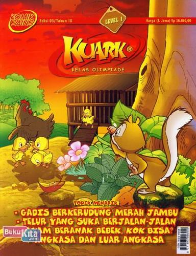 Cover Buku Komik Sains Kuark Level I Tahun IX edisi 03 : Gadis Berkerudung Merah Jambu
