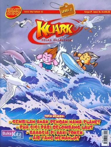 Cover Buku Komik Sains Kuark Level II Tahun IX edisi 06 : Sembilan Anak Dengan Nama Planet