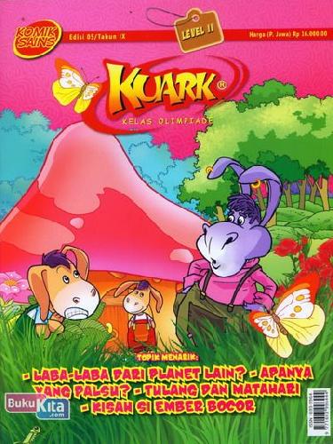 Cover Buku Komik Sains Kuark Level II Tahun IX edisi 05 : Laba-Laba dari Planet Lain