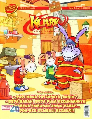 Cover Buku Komik Sains Kuark Level II Tahun IX edisi 04 : Dari Mana Datangnya Angin