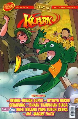 Cover Buku Komik Sains Kuark Level III Tahun IX edisi 05 : Hewan-Hewan Super