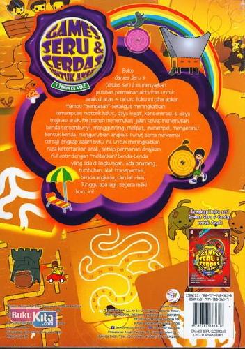 Cover Belakang Buku Games Seru dan Cerdas Untuk Anak Seri 1 (full color)
