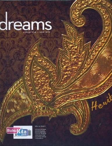 Cover Buku Majalah Dreams Lifestyle-Society Vol 4 issue 1 - 2013