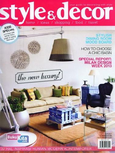 Cover Buku Majalah Style & Decor Edisi 02 - Juni 2013