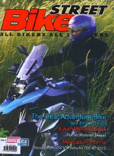 Cover Buku Majalah Street Bike Edisi 01 | Mei - Juni 2013