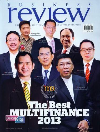 Cover Buku Majalah Business Review Edisi 03 - Juni 2013