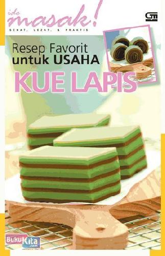 Cover Buku Resep Favorit untuk Usaha : Kue Lapis
