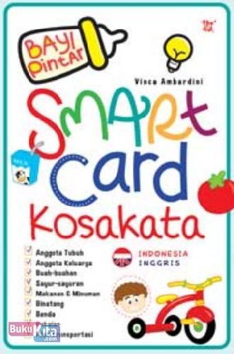 Cover Buku Bayi Pintar : Smartcard Kosakata
