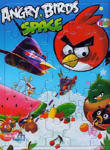 Cover Buku Puzzle Besar : Angry Birds Space