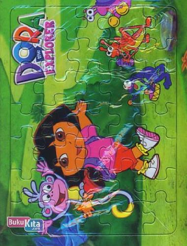 Cover Buku Puzzle Sedang : Dora the Explorer