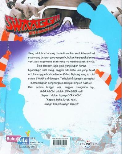 Cover Belakang Buku SWAGG With G-Dragon Big Bang